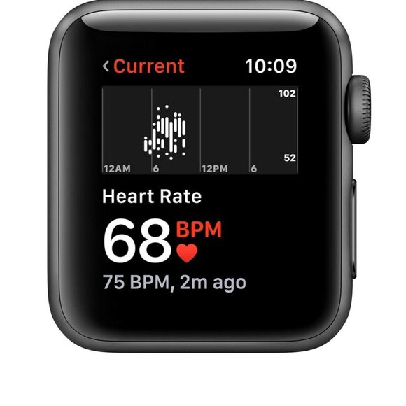Apple Series 3 38mm GPS + Cellular Black Gray Smartwatch - Picture 7 of 9